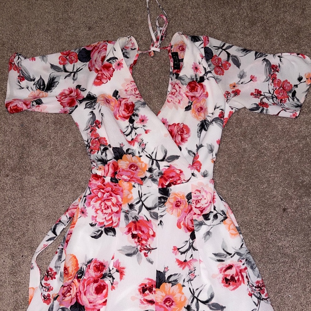 Romper pants suit